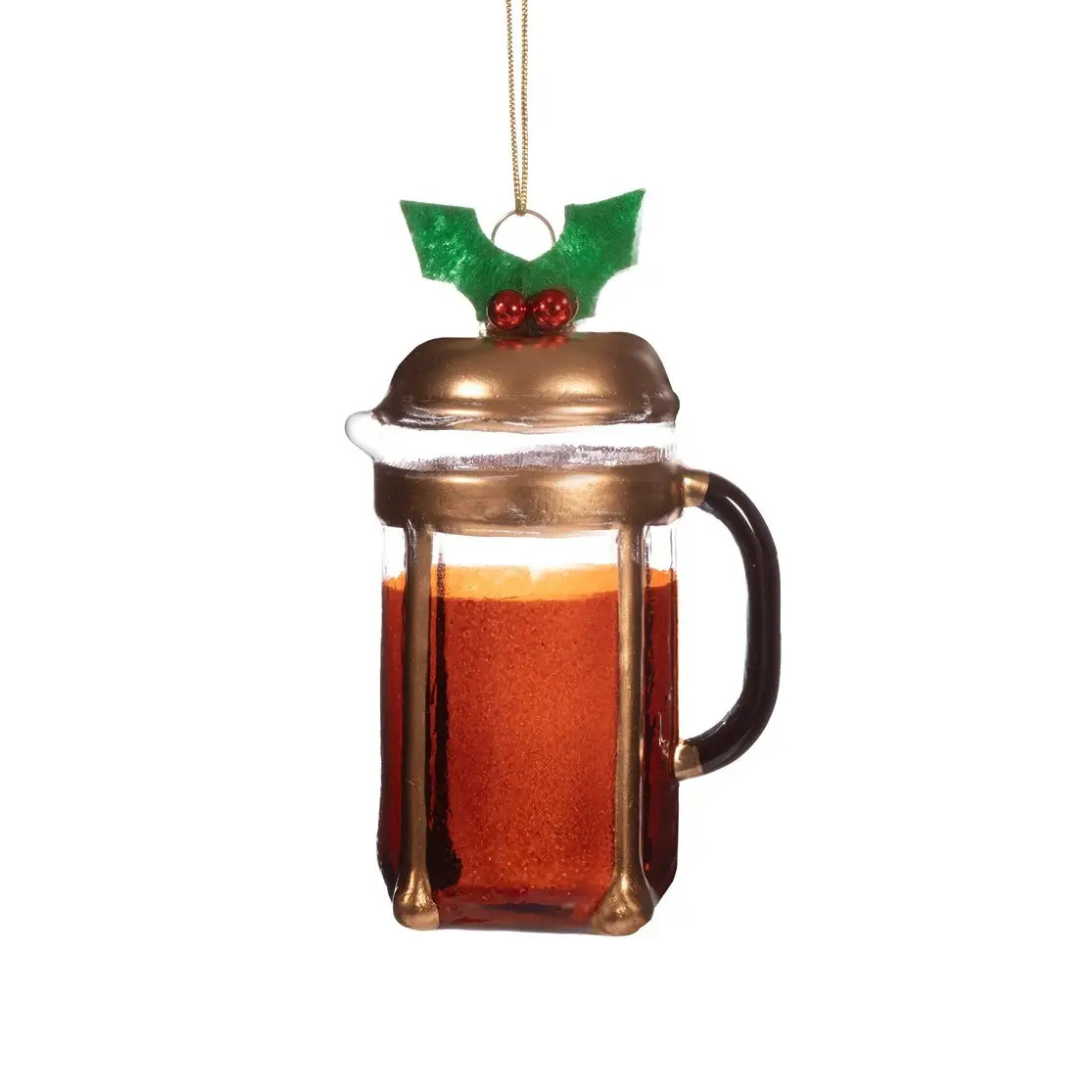 Cafetiere Shaped Bauble