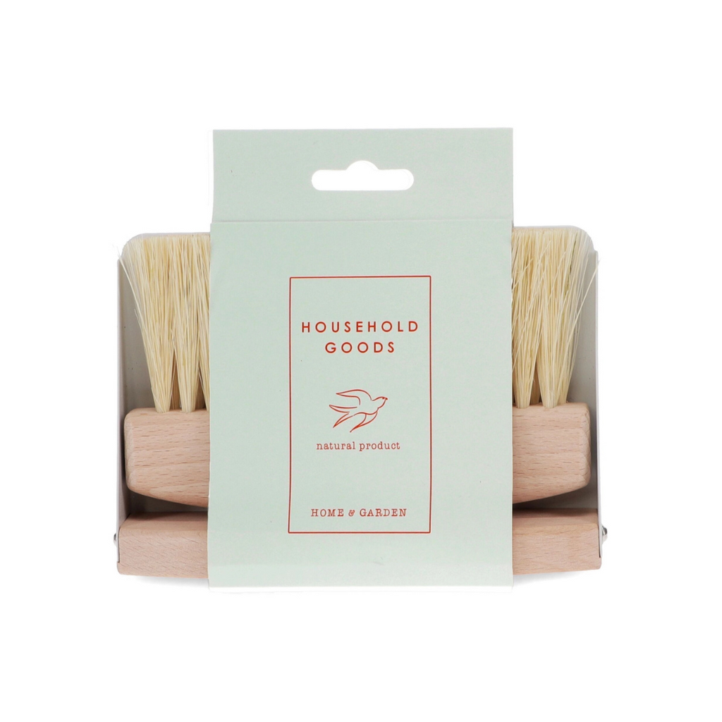 Wooden Table Brush and Pan Set