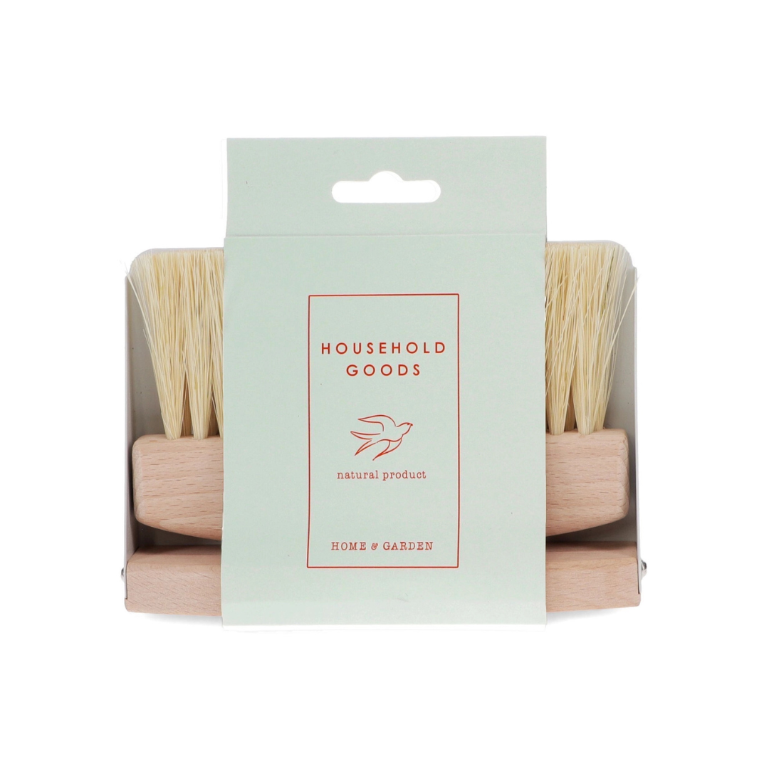 Wooden Table Brush and Pan Set