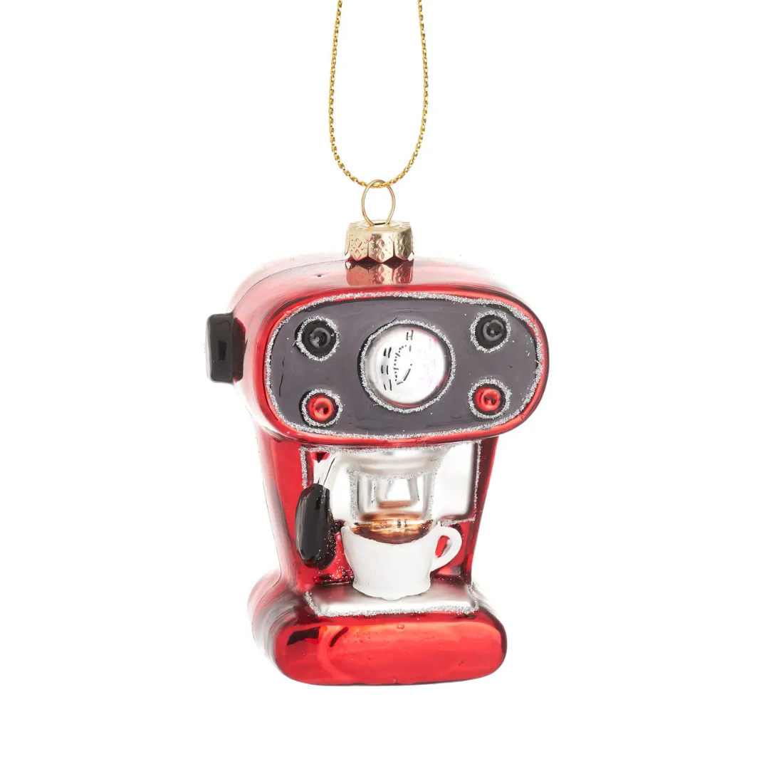 Coffee Machine Shaped Bauble