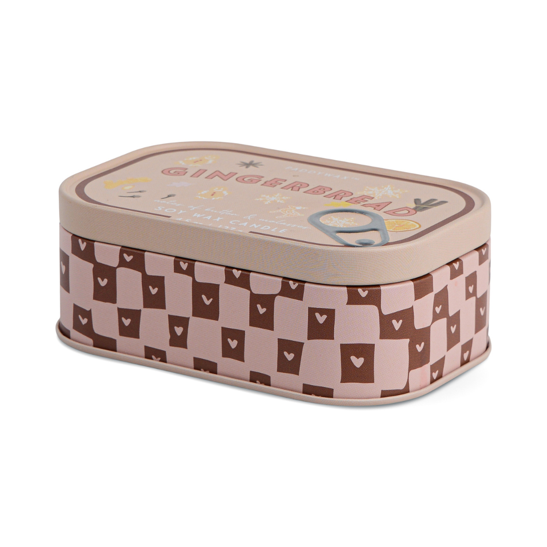 Gingerbread Soy Tin Candle