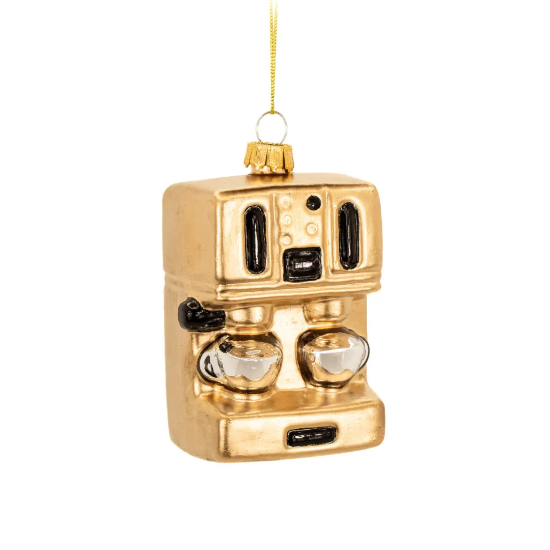 Espresso Machine Shaped Bauble