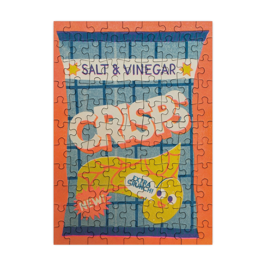 99 Piece Mini Jigsaw Puzzle Salt and Vinegar