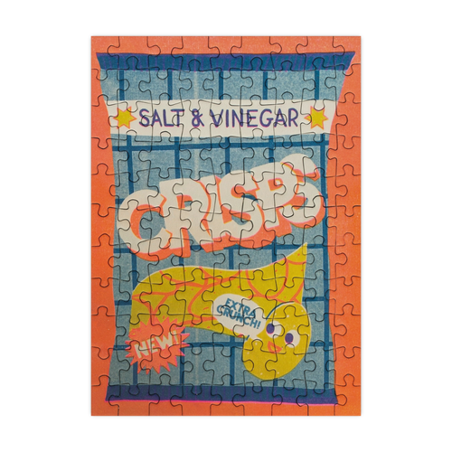 99 Piece Mini Jigsaw Puzzle Salt and Vinegar