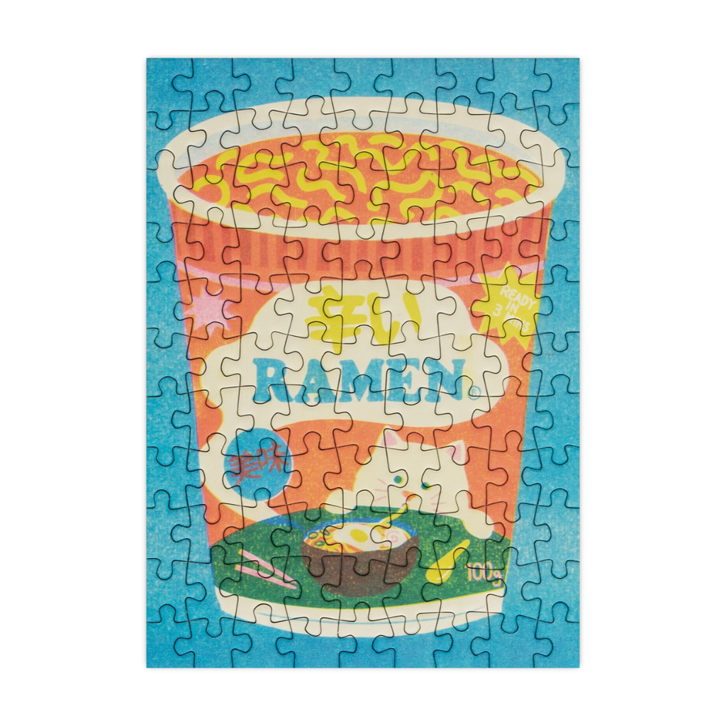 99 Piece Mini Jigsaw Puzzle Ramen