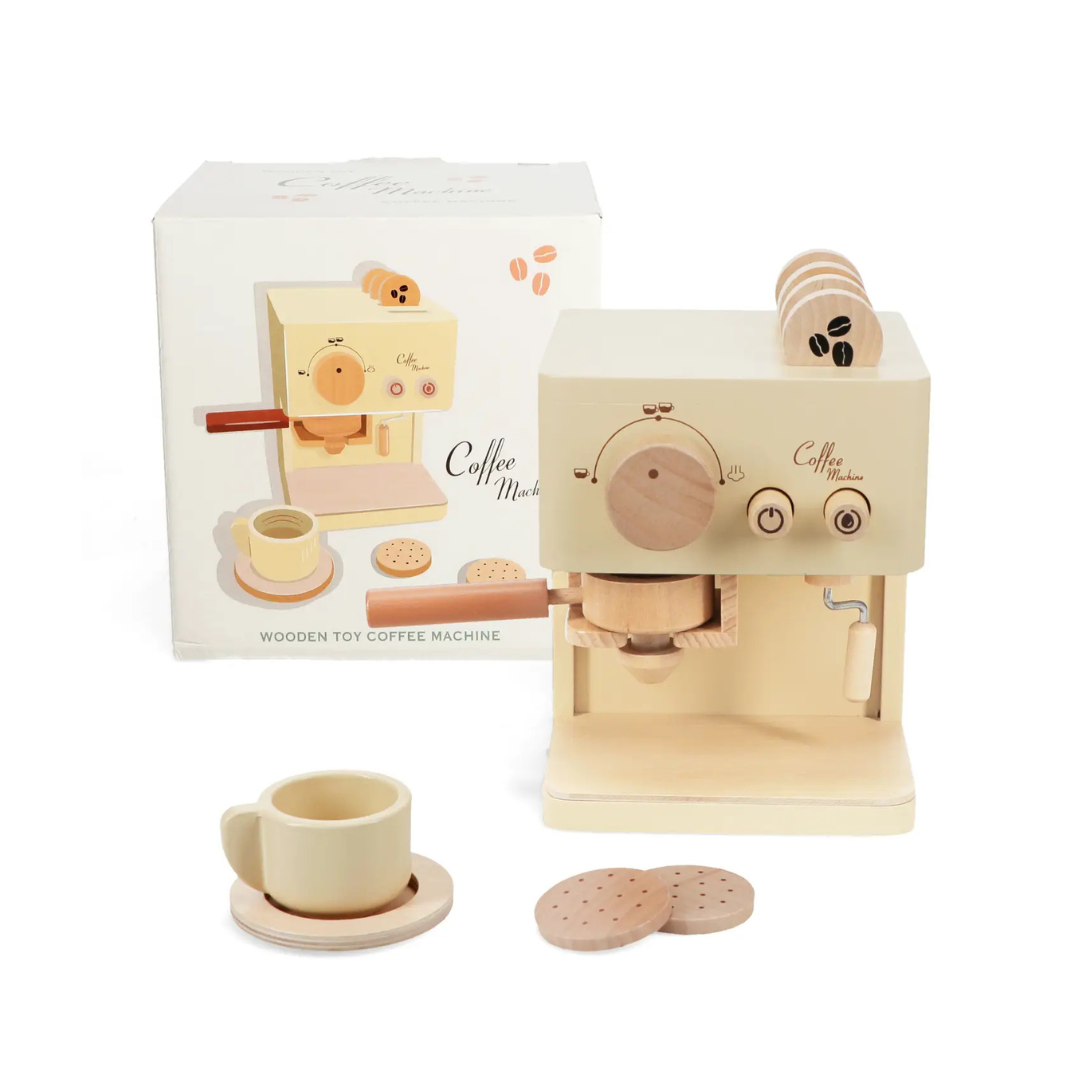 Wooden Toy Coffee Machine