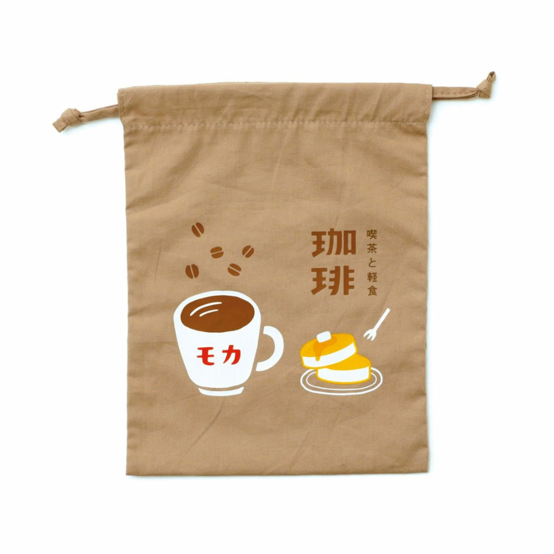 Hightide New Retro Drawstring Bag Coffee